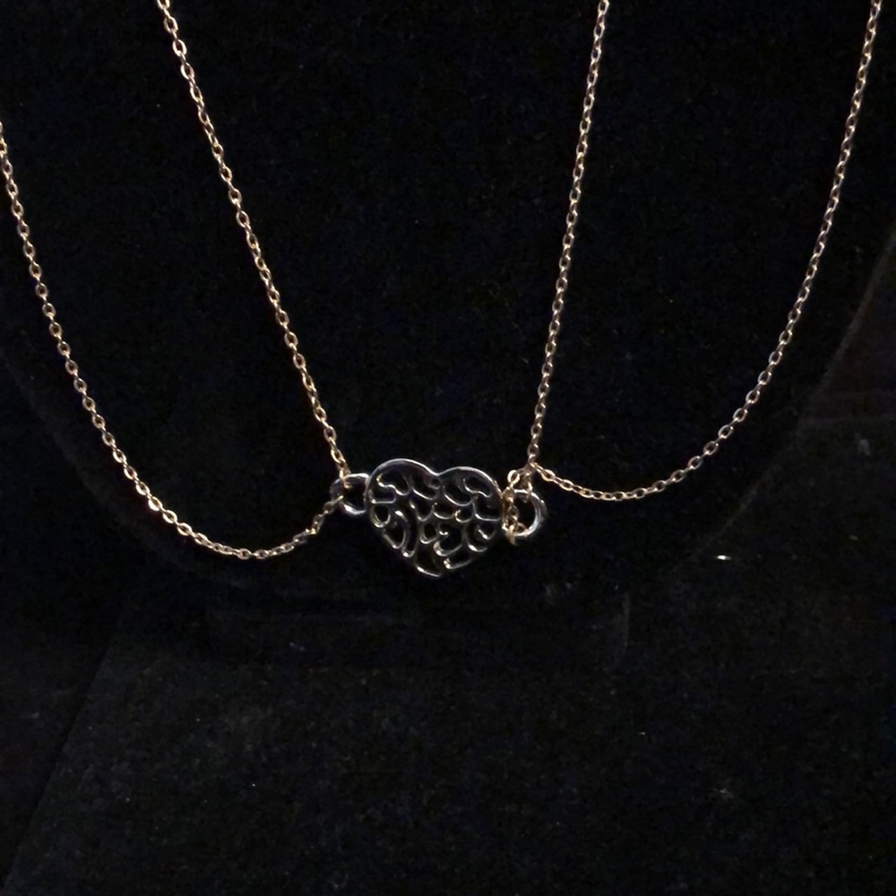 Merx Double Heart ❤️ Chain - Picture 2 of 4